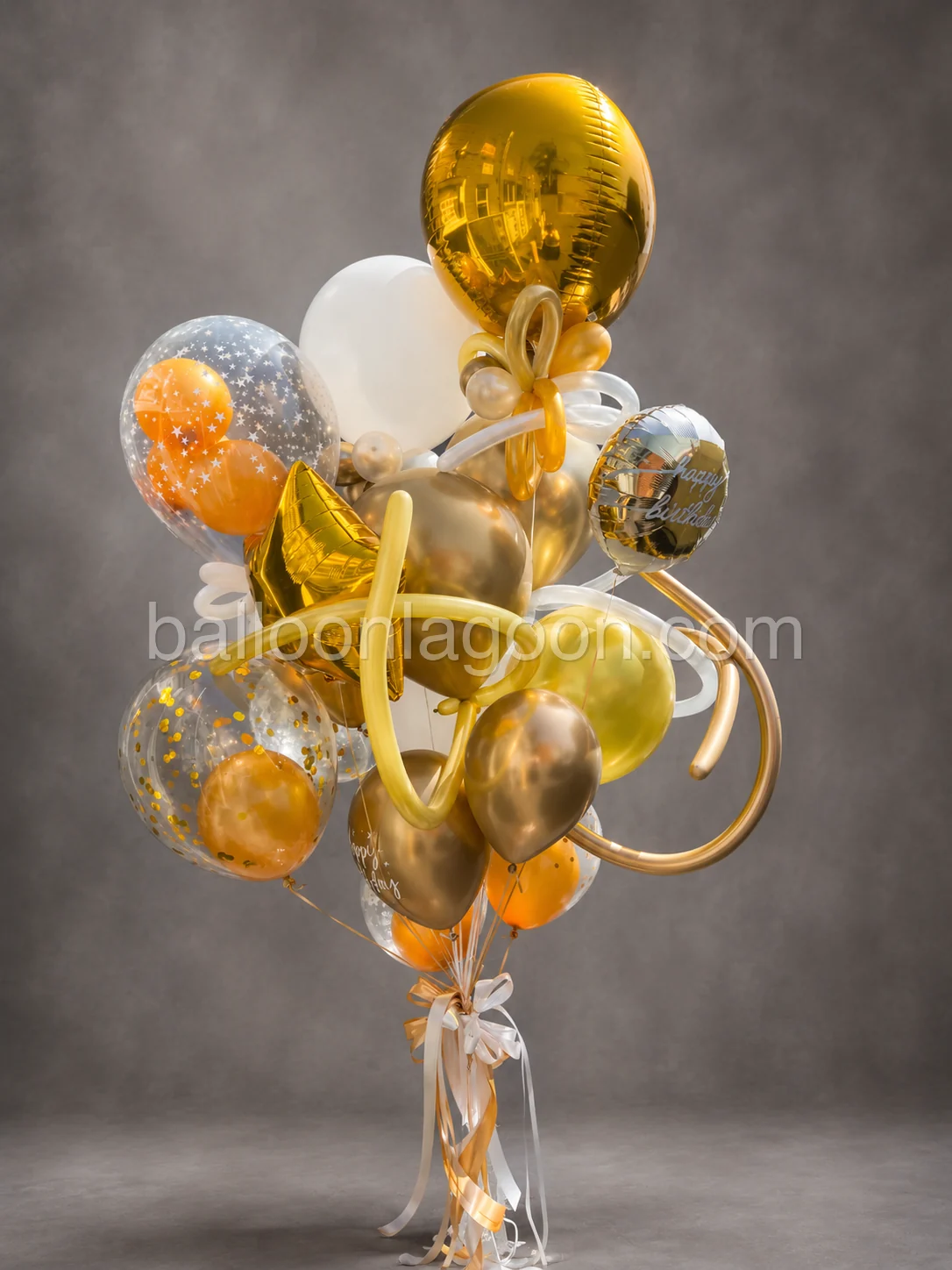Birthday balloon bouquet available to order in Los Angeles from Balloon Lagoon