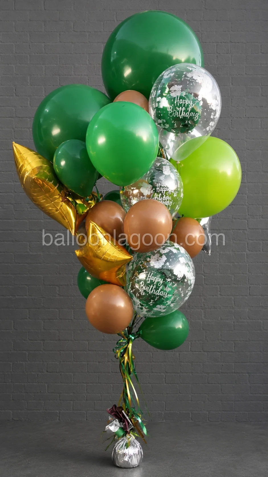 Custom Balloon Lagoon bouquet designed in Beverly Hills